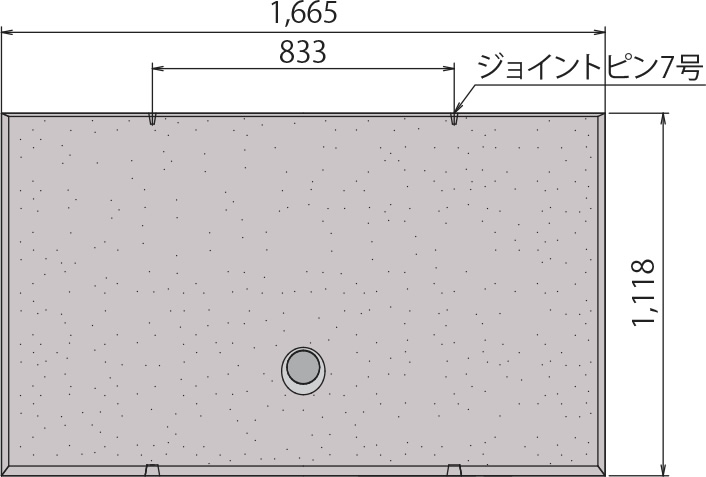 前面パネル 梨地模様